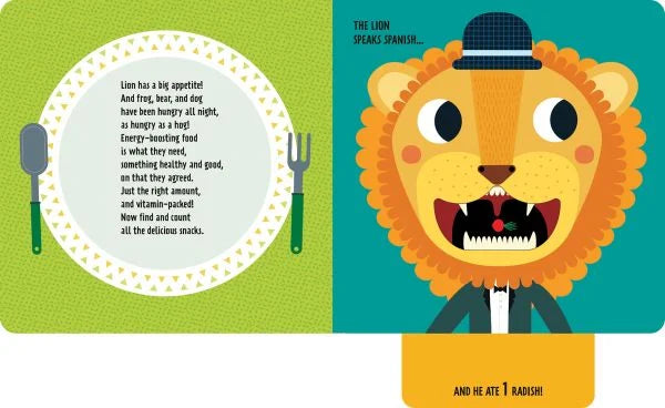 123 Eat with..Me! Slide & Discover Board Book