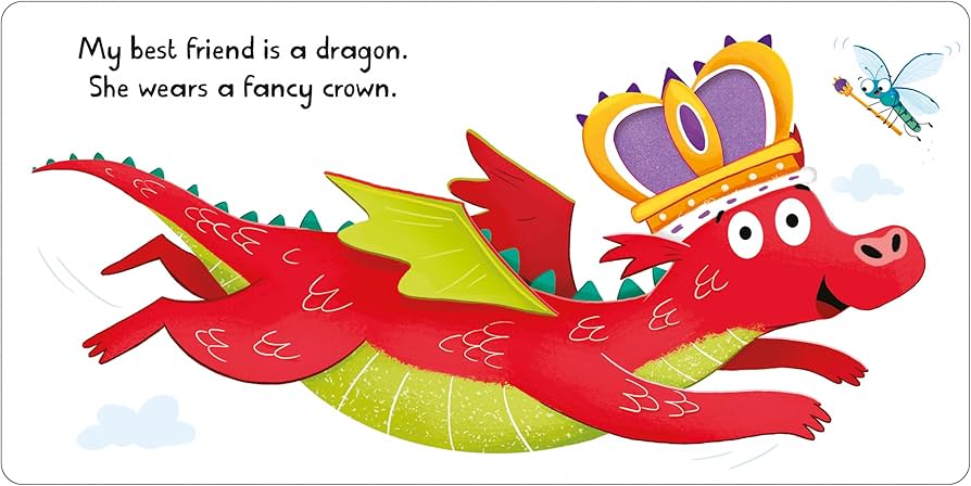 My Best Friend is a Dragon (A Touch & Feel Board Book) Priddy Books