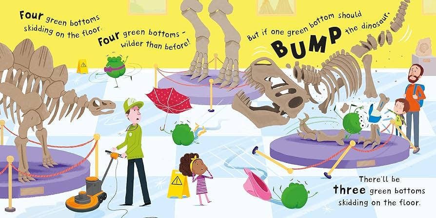 Ten Green Bottoms - A Hilarious Counting Rhyme - with Alien Bums!