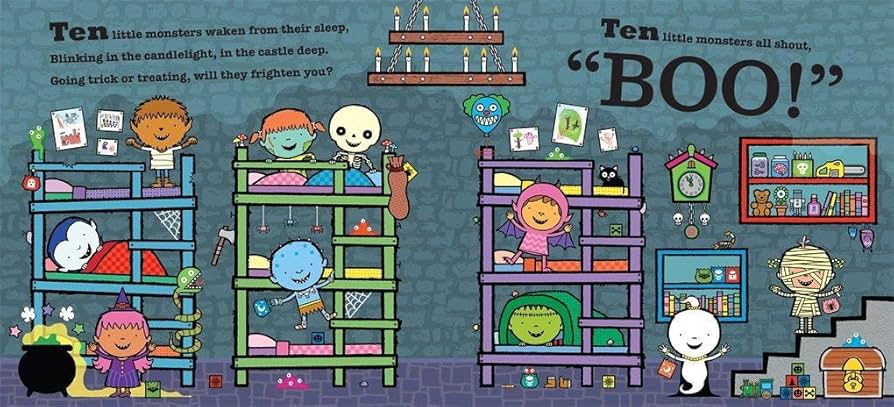 Ten Little Monsters by Mike Brownlow and Simon Rickerty