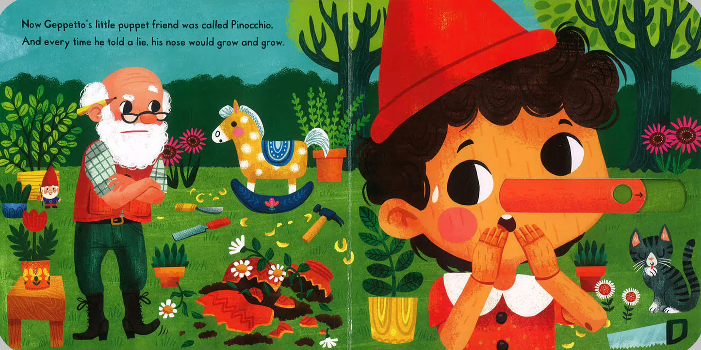 Pinocchio - First Stories PUSH PULL SLIDE (Board Book)