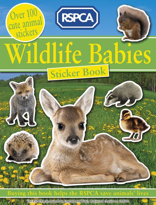 Wildlife Babies Sticker Book RSPCA