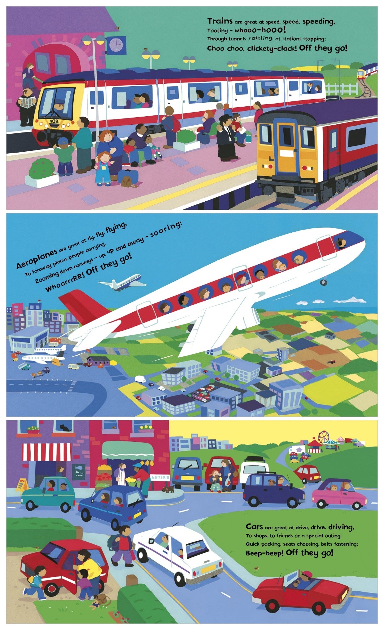 Choo Choo Clickety-Clack! - Trains and Other Awesome Engines by Margaret Mayo & Alex Ayliffe