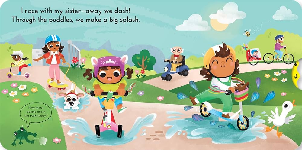 Busy Scooters - A PUSH PULL SLIDE Board Book