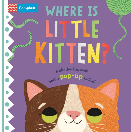 Where is Little Kitten? - A Lift-the-Flap Book with a POP UP Ending!