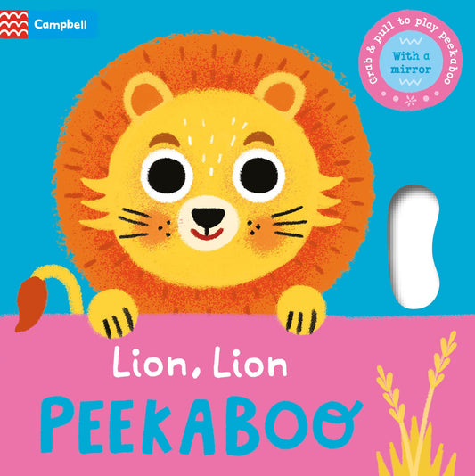 Lion, Lion Peekaboo - Grab & Pull to Play Peekaboo with a Mirror!