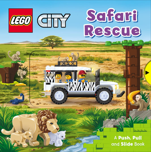 Lego City - Safari Rescue - A PUSH PULL SLIDE Book