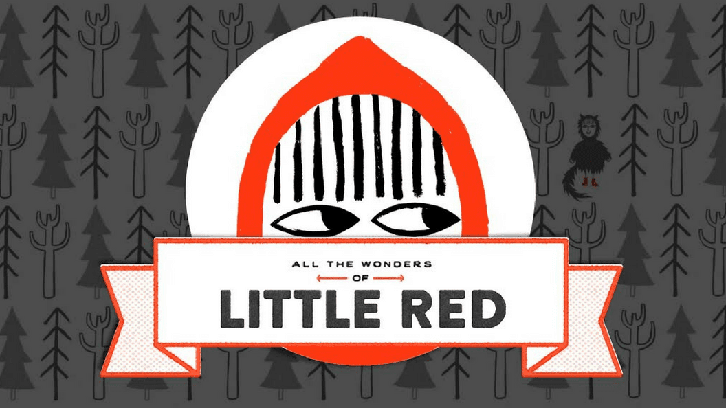 Little Red by Bethan Woolvin - A darkly comic, boldly original Red Riding Hood.