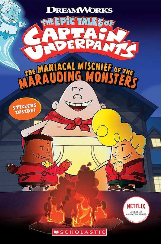 Captain Underpants Marauding Monsters (from the creator of Dogman) With Stickers!