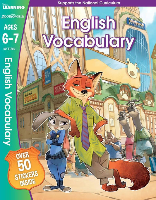 English Vocabulary Age 6-7 Disney Learning Zootropolis