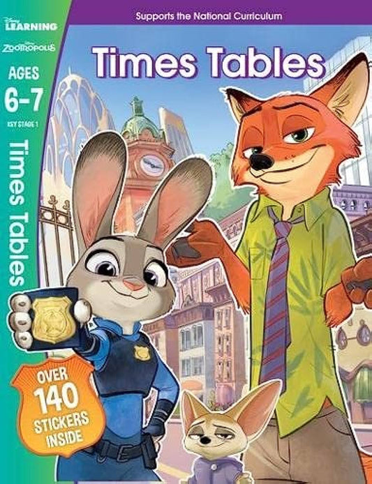 Times Tables Age 6-7 Disney Learning Zootropolis
