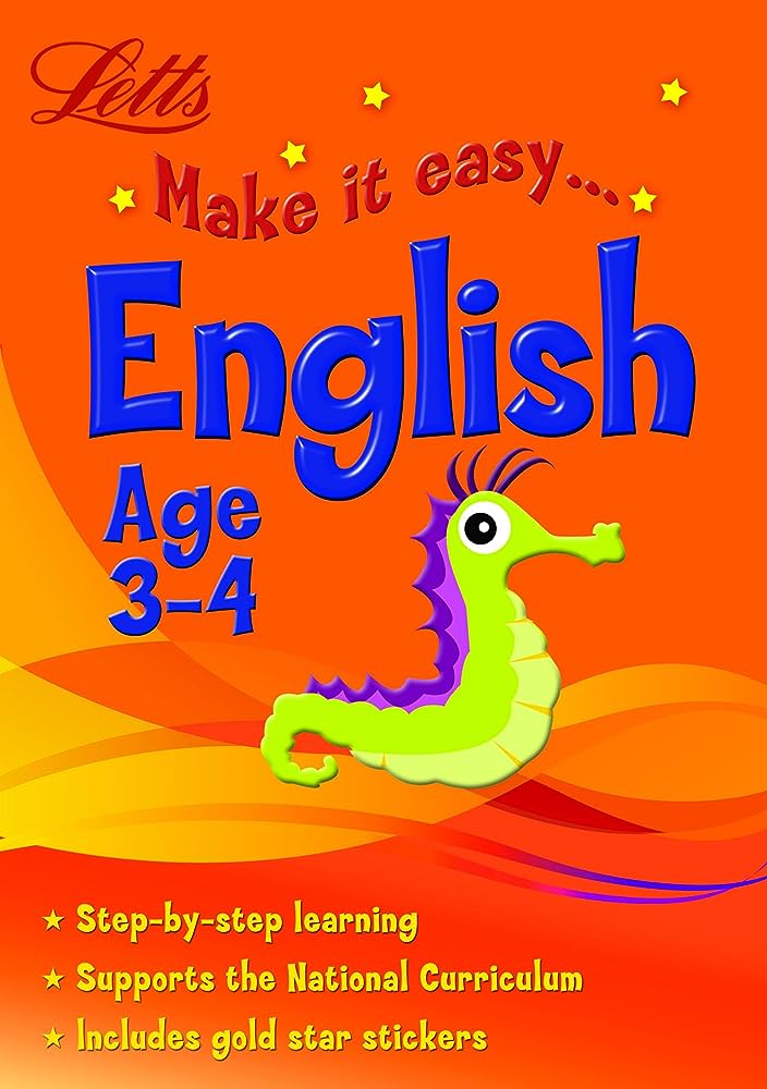 Letts Make it Easy English Age 3-4