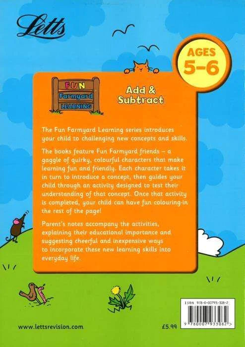 Letts Add & Subtract 5-6 Fun Farmyard Learning