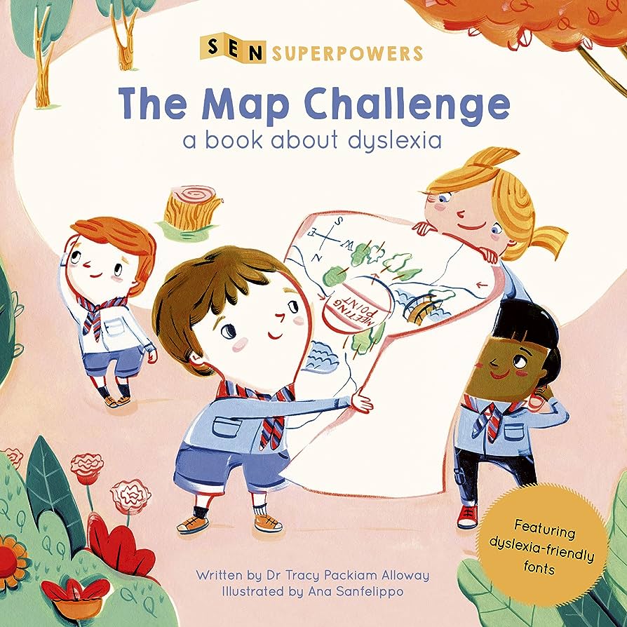 SEN Superpowers The Map Challenge - A Book about Dyslexia