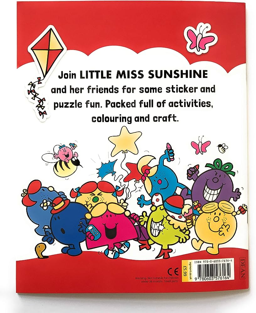 Little Miss Sunshine and Friends Sticker & Puzzle Fun with over 100 Stickers