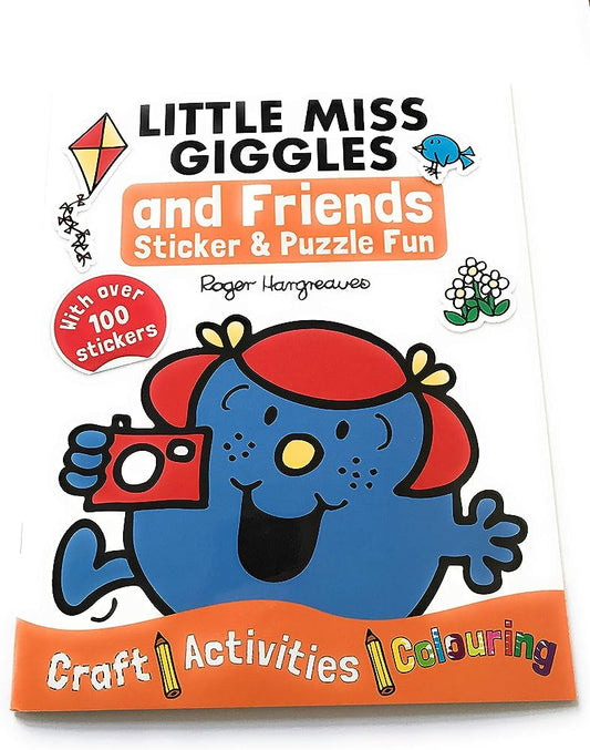 Little Miss Giggles and Friends Sticker & Puzzle Fun with over 100 Stickers