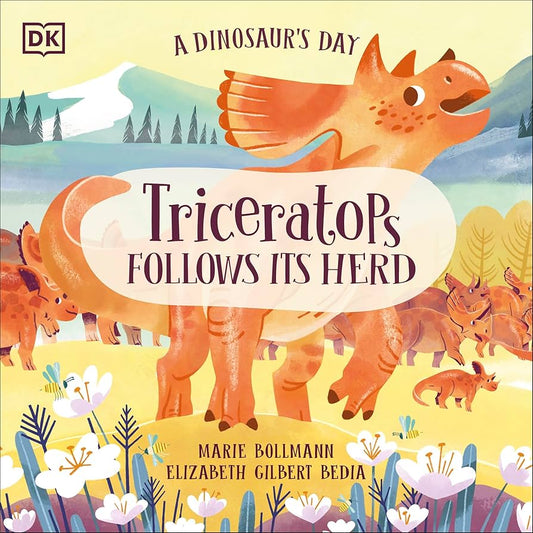 A Dinosaur’s Day - Triceratops Follows its Herd