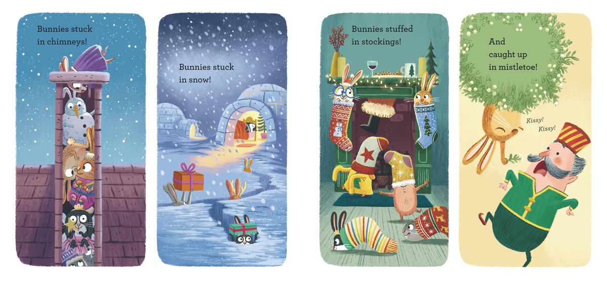 Bunnies in a Sleigh - A Crazy Christmas Story!