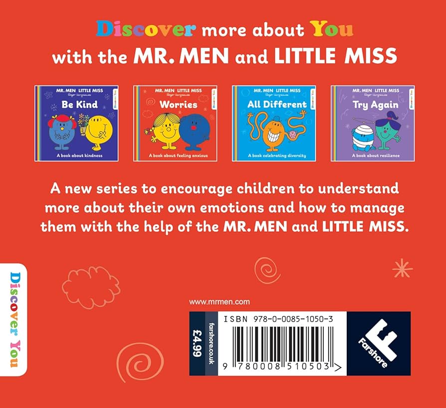 Mr. Men Little Miss - Worries - A Book about Feeling Anxious