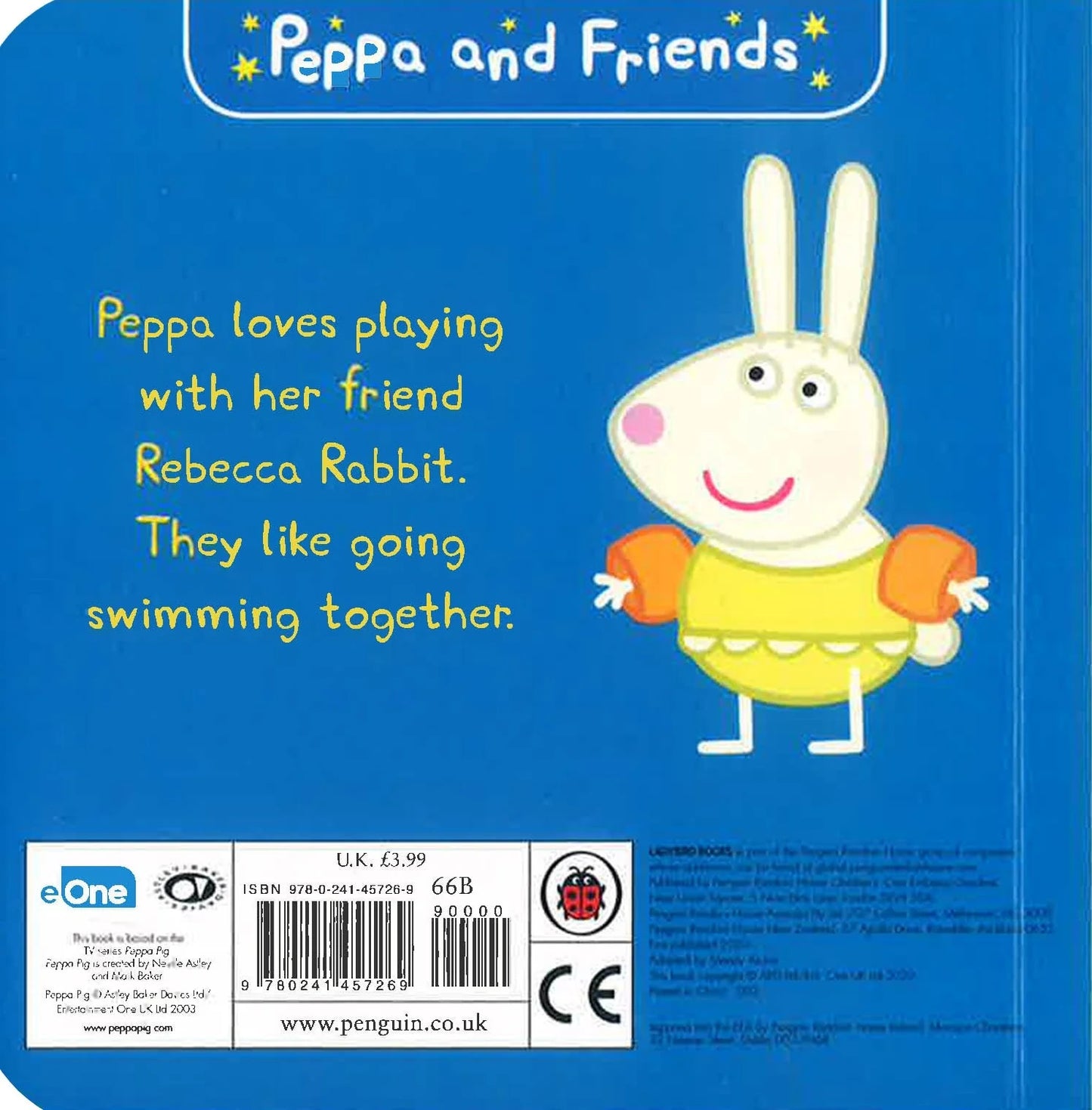 Rebecca Rabbit Board Book - Peppa Pig and Friends
