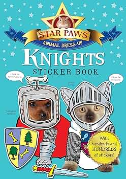 Star Paws Animal Dress-Up Knights Sticker Book