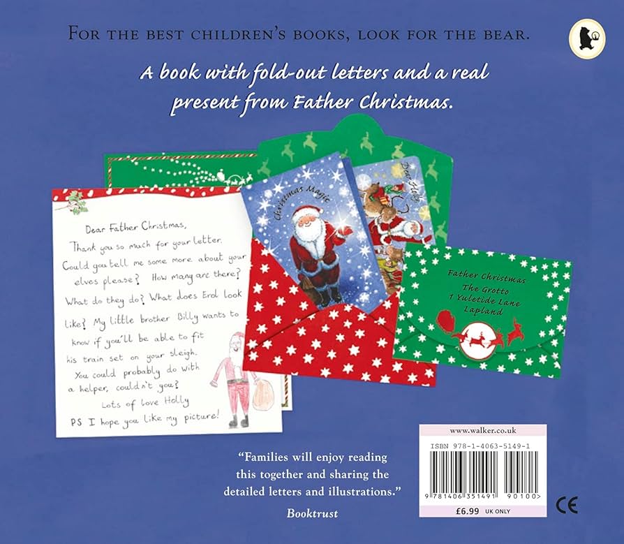 Dear Father Christmas by Alan Durant (with fold out letters and present)