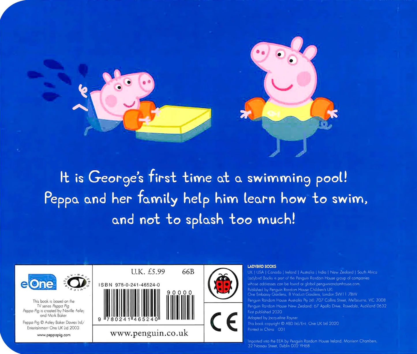 Peppa goes Swimming Board Book