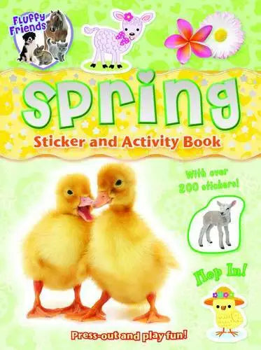 Spring Sticker and Activity Book - Press Out & Play Fun!