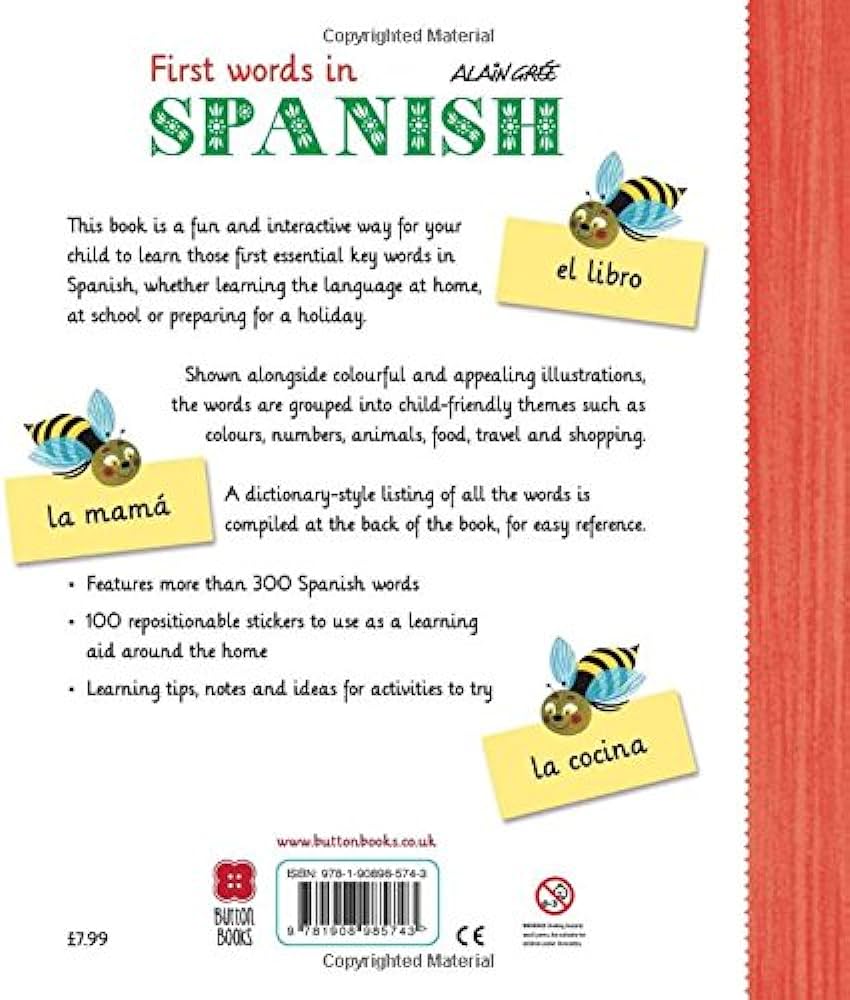 First Words In Spanish by Alain Grée