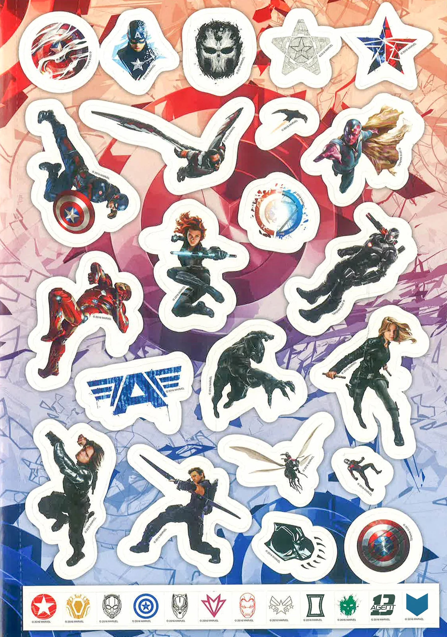 Marvel Captain America Battle Activities (with over 30 Stickers)