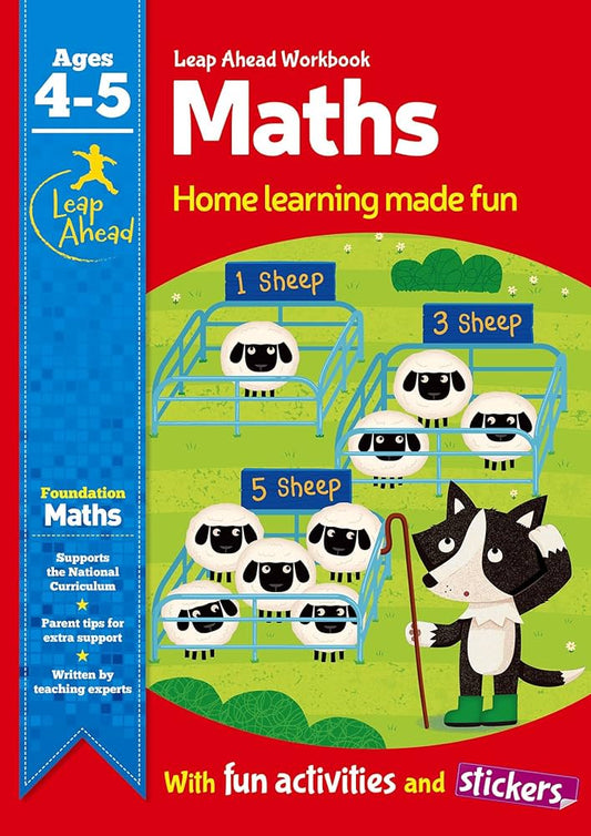 Leap Ahead Maths Ages 4-6 Home Learning made Fun Ks1