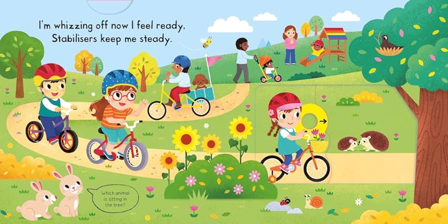 Busy Bikes - A PUSH PULL SLIDE Board Book