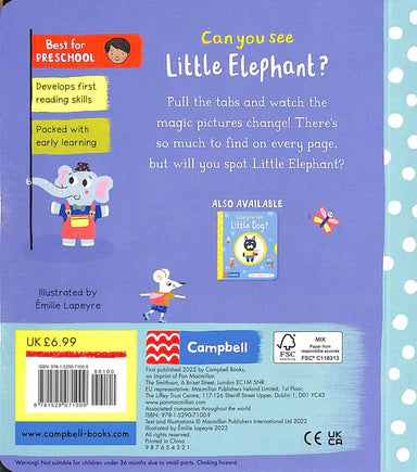 Can you See Little Elephant? A Magic Changing Pictures Board Book