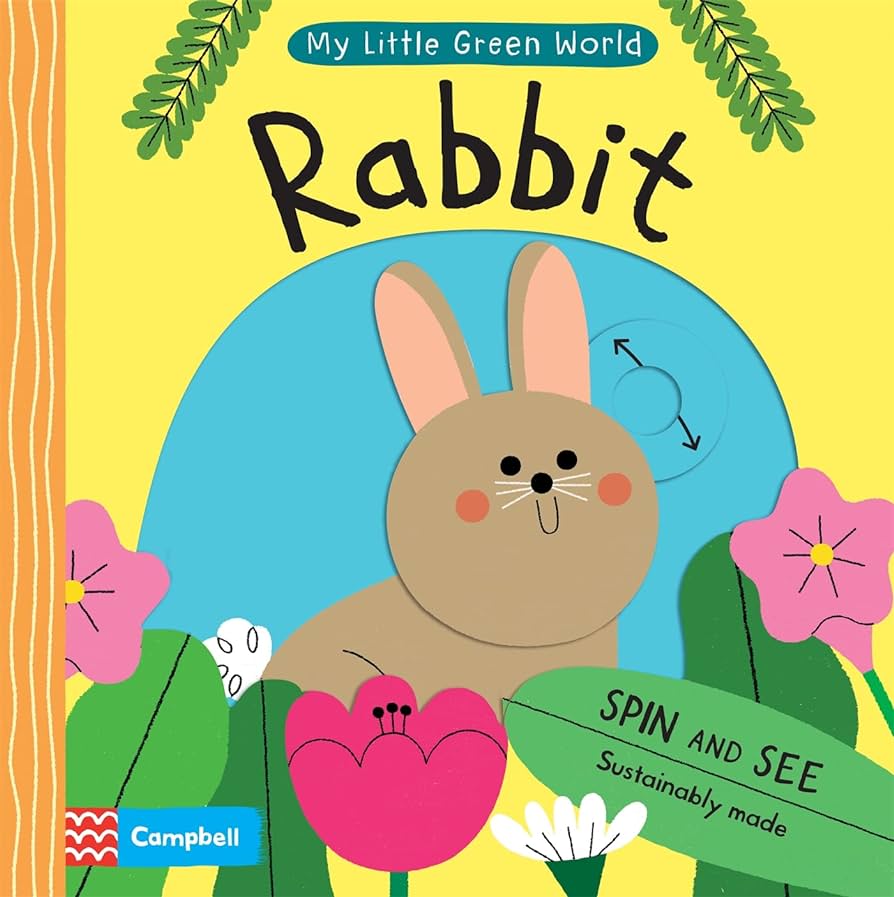 My Little Green World Rabbit (Spin and See Board Book)