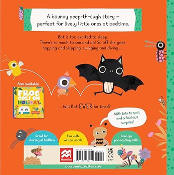 Bat Can’t Sleep - A Peep-Through Bedtime Story by Carly Gledhill