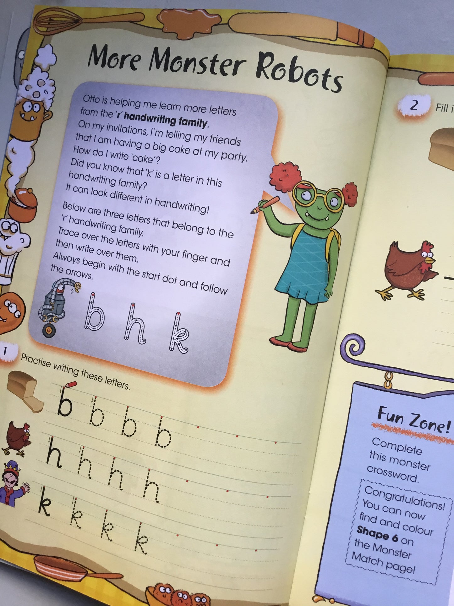 Letts Monster English - Handwriting Age 5-6