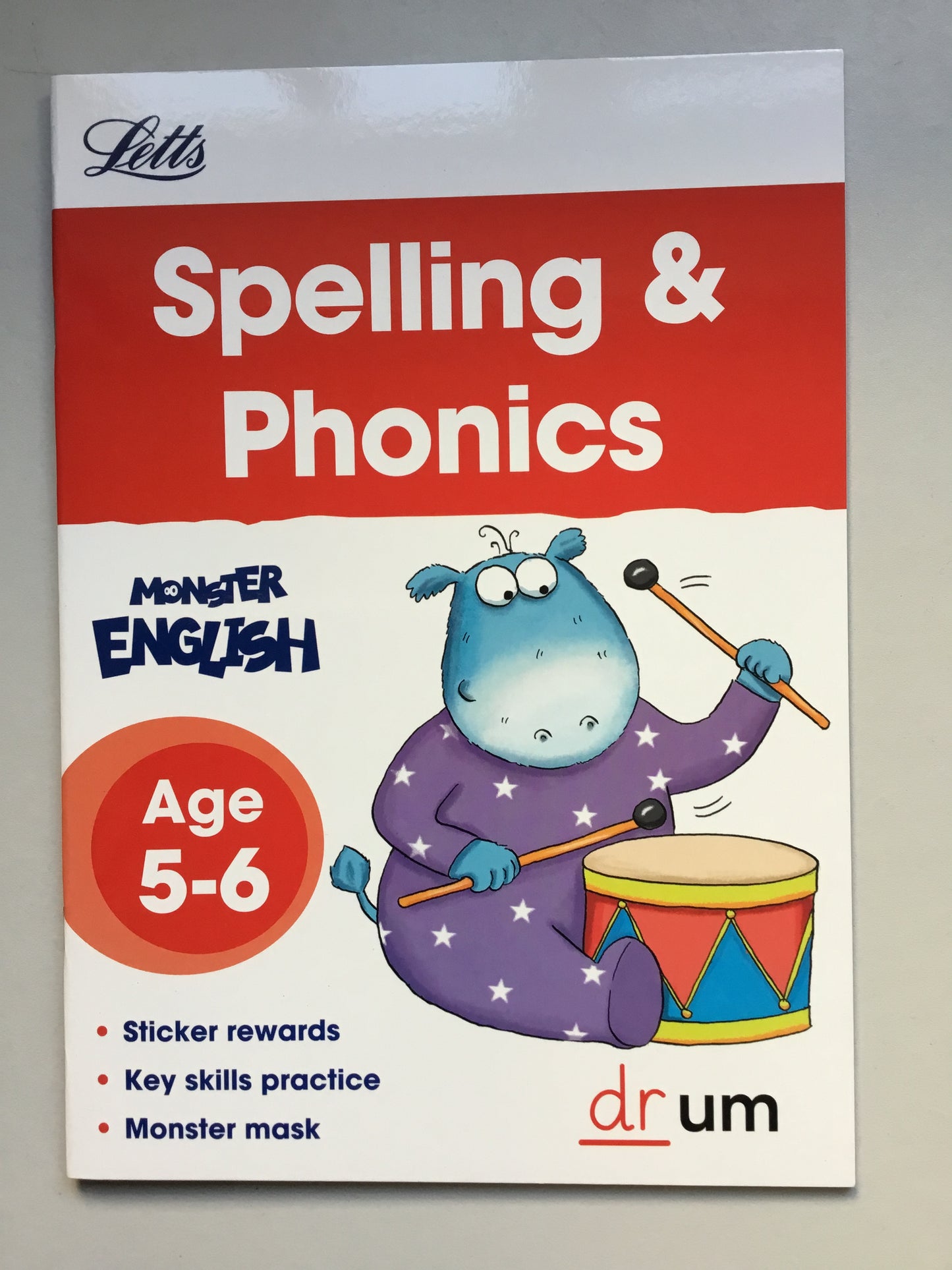 Letts Monster English - Spelling and Phonics Age 5-6