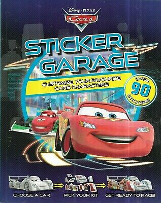 Disney Pixar Cars Sticker Garage - Customise your Favourite Cars Characters