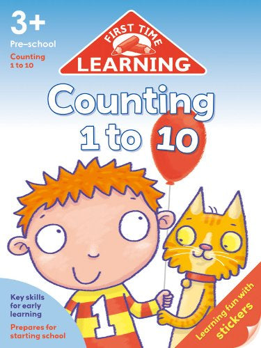 First Time Learning - Counting 1 to 10 Age 3+ (Preschool)