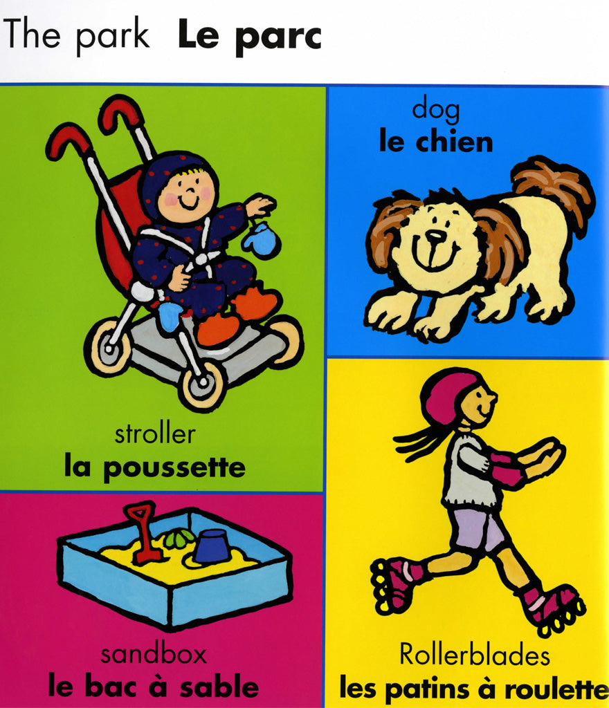 My First French Word Book - A Bilingual Introduction to Words, Numbers, Shapes and Colours