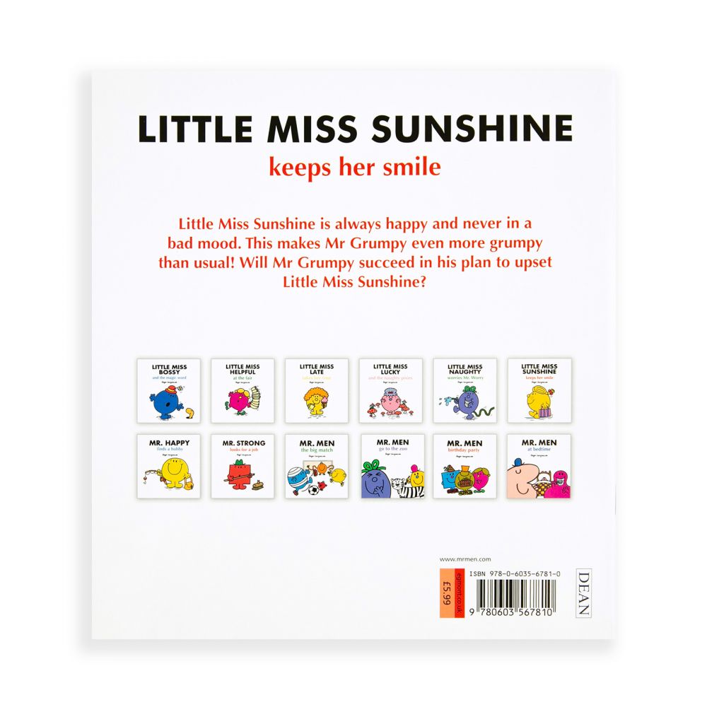 Little Miss Sunshine Keeps Her Smile by Roger Hargreaves (Mr. Men)