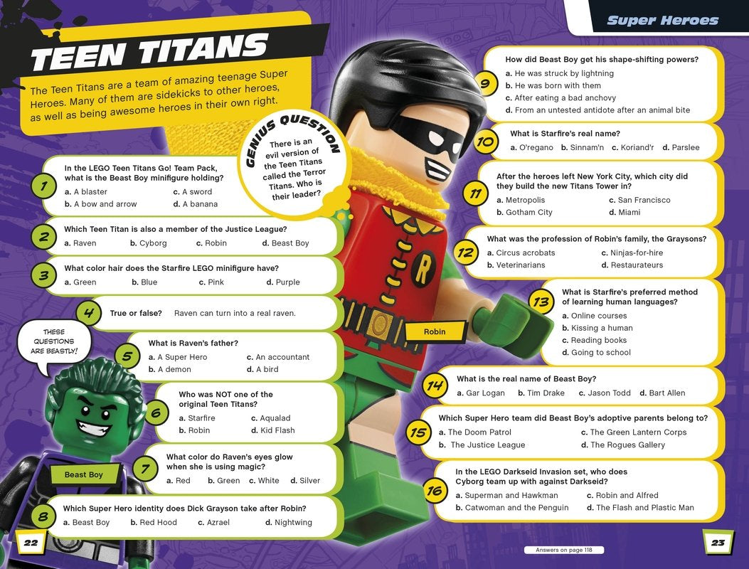 Lego DC Superheroes Ultimate Quiz Book