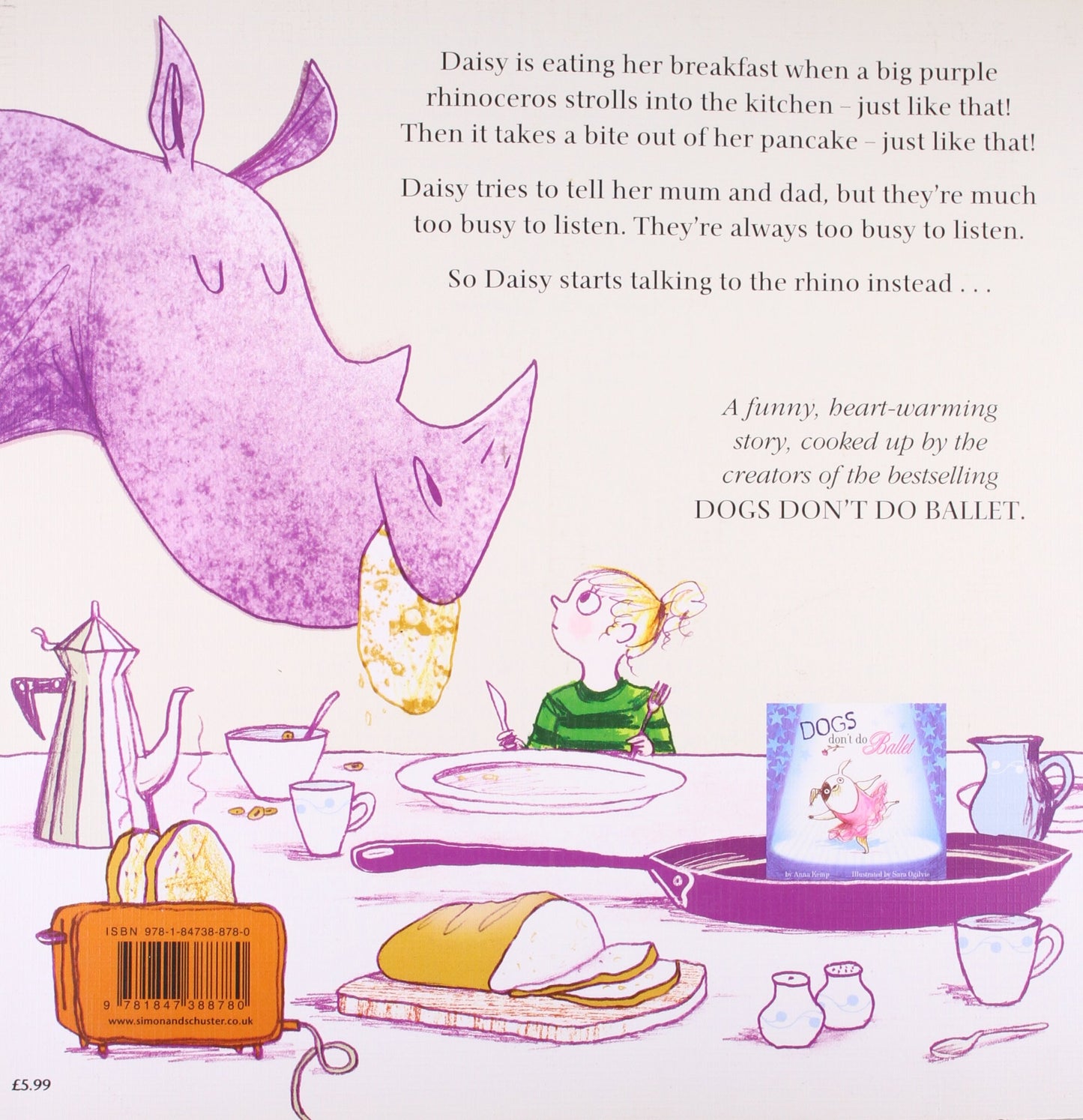 Rhinos Don’t Eat Pancakes by Anna Kemp & Sara Ogilvie