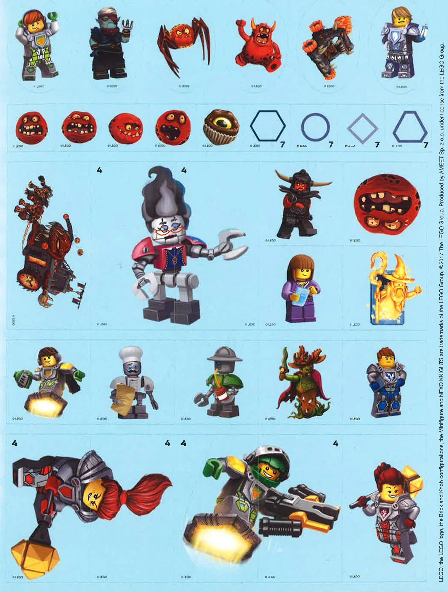Nexo knights deals characters