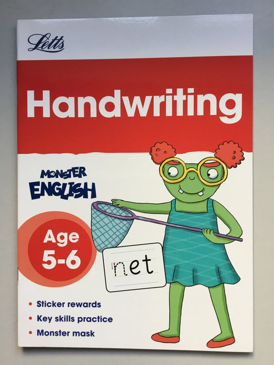 Letts Monster English - Handwriting Age 5-6
