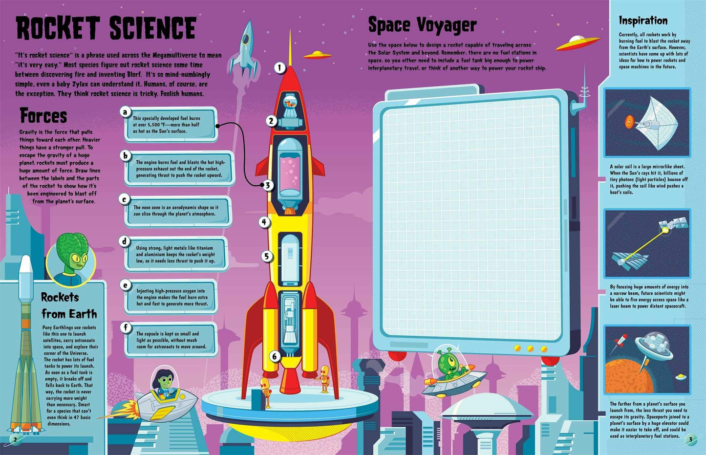 Science Lab - An Alien Activity Book (Packed with press out models and weird experiments)