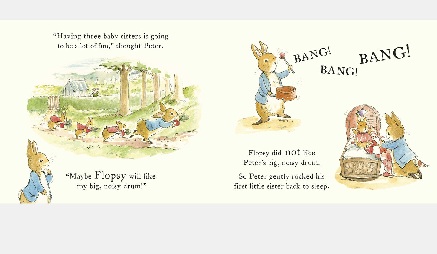 Three Little Bunnies - The World of Peter Rabbit Board Book