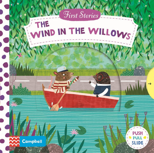 First Stories - The Wind in the Willows (Board Book) PUSH PULL SLIDE
