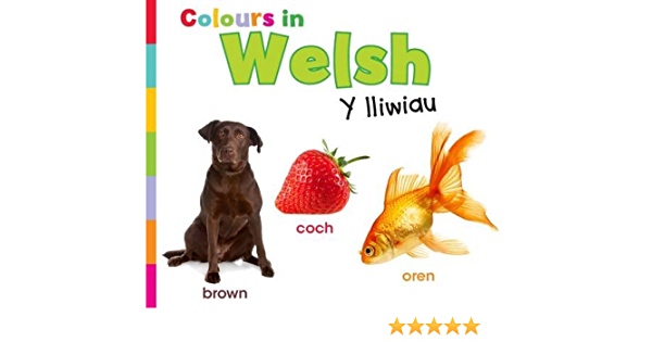 Colours in Welsh - Language Learning Book
