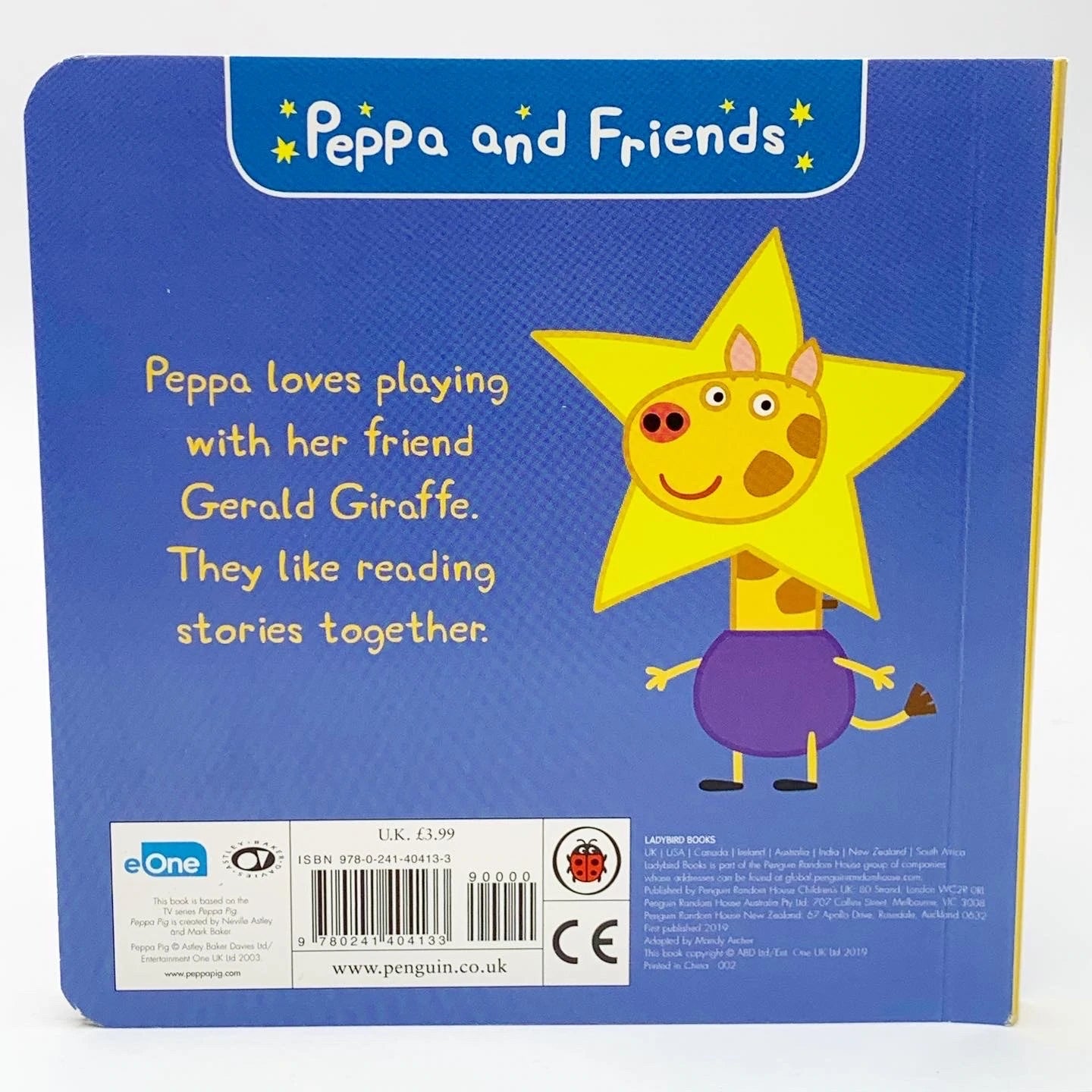 Gerald Giraffe Board Book - Peppa Pig and Friends – Gobbledy Books